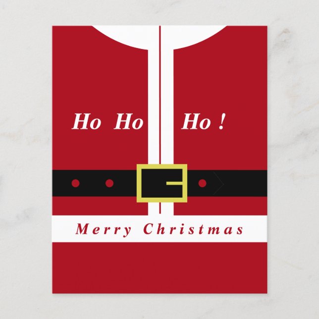 Feliz Natal Santa Claus Flyers (Frente)