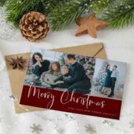 Feliz Natal Script 2 Feriado de Colagem de Fotos V