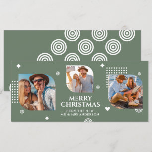 Feliz Natal Sr. e Sra. 3 Foto Collage Modern