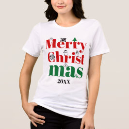Feliz Natal, tipografia ousada, elementos vintage