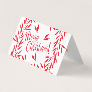 Feliz Natal vermelho branco seu texto de foto dent