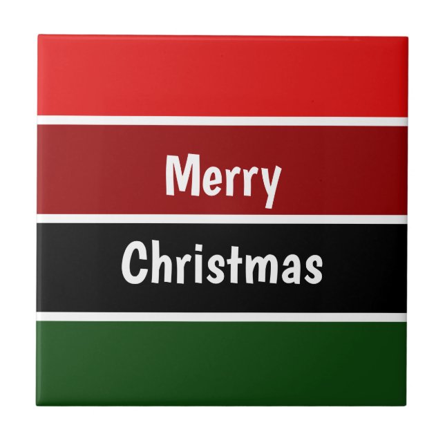 Feliz Natal Vermelho E Verde (Frente)