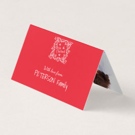 Feliz Natal Vermelho Folhagem Sua Dentro de Texto