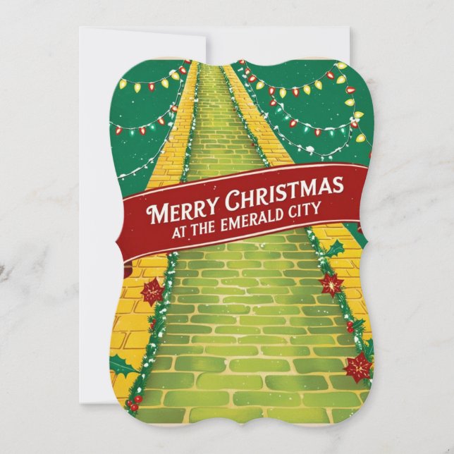 Feliz Natal Vintage Emerald City (Frente)