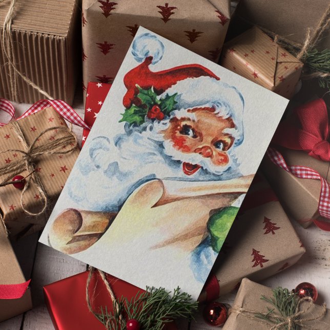 FELIZ NATAL | Vintage Santa Claus (Criador carregado)