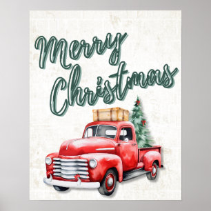 Feliz Natal Wall Art Decor Poster