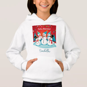 Feliz Navidad Boneco de Neve Nome Personalizado Es
