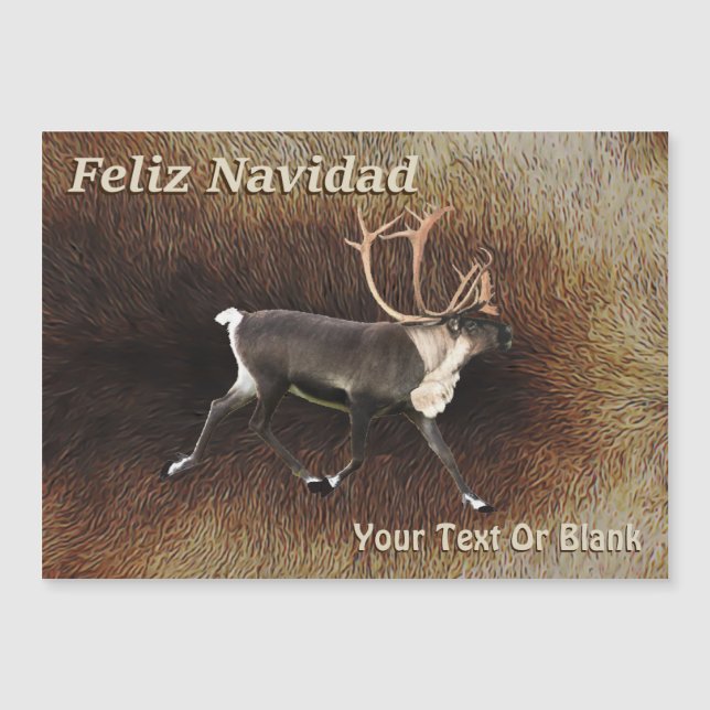 Feliz Navidad - Bull Cariou (Reindeer) (Frente)