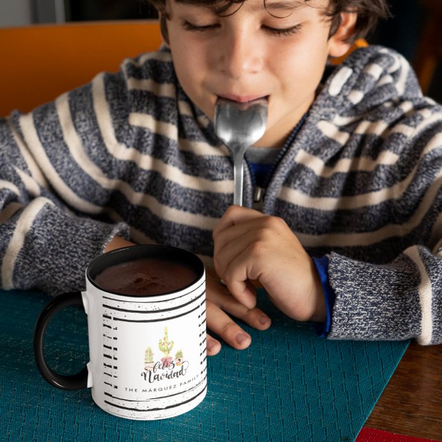 Feliz Navidad | Caneca de Natal Personalizada (Criador carregado)