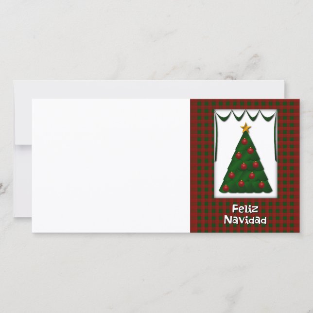 Feliz Navidad - cartão com fotos (Frente)