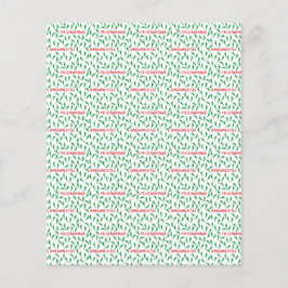 Feliz Navidad Chile Pepper Scrapbook Paper