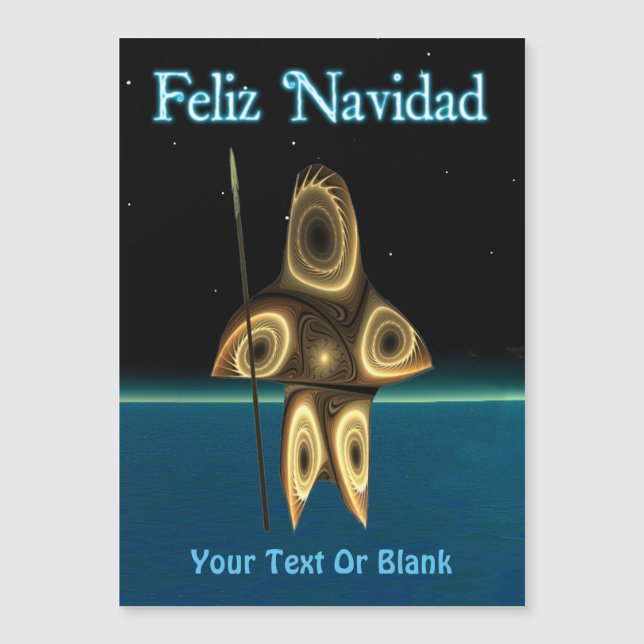 Feliz Navidad - Fractal Inuit Hunter (Frente)