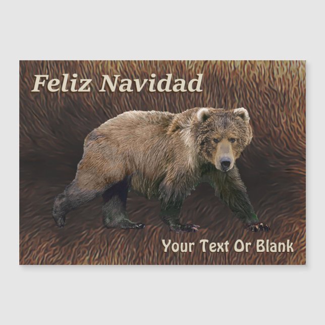 Feliz Navidad - Urso Kodiak Na Pele Carioca (Frente)