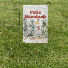 Feliz Naviduck Watercolor Duck