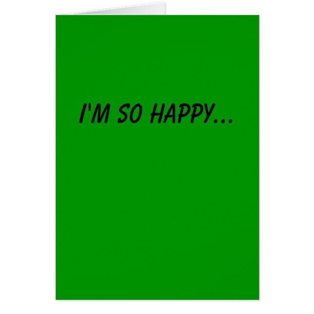 Feliz nós somos através do cartão (Frente)