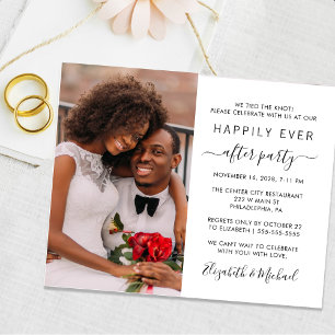 Feliz Nunca Depois Da Recepção de casamento De Fot