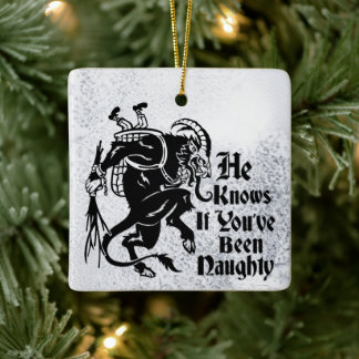 Feliz Ornamento da Árvore Krampus
