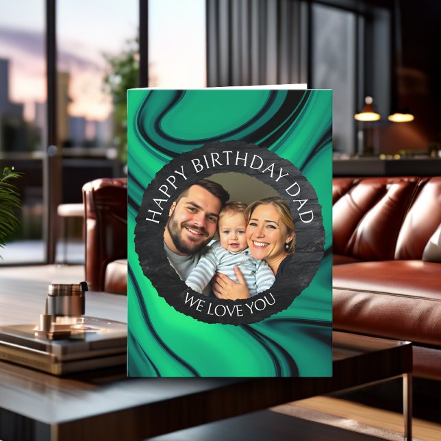 Feliz Pai de aniversário | Modelo de Foto (Criador carregado)