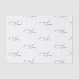 Feliz Papel Tecido de Natal