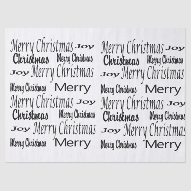 Feliz Papel Tecido de Natal (Frente )