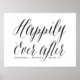 Feliz Para Sempre Após A Poster De Casamento | Pre