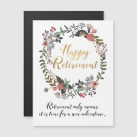 Feliz Parabéns de aposentadoria deseja presentes