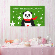 Feliz Parabéns, Panda com Bowler Hat & Scarf