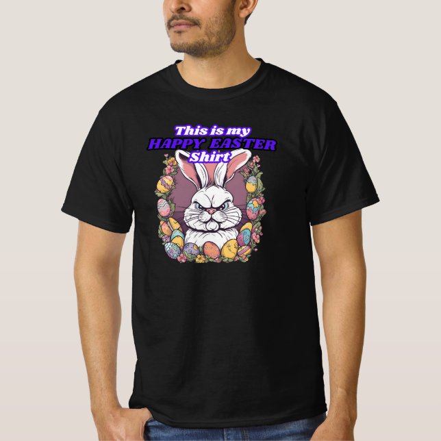 Feliz Páscoa Camisa Gumpy Divertida (Frente)
