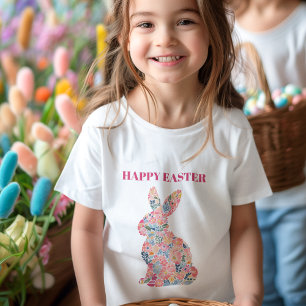 Feliz Páscoa Camiseta Infantil do Coelho