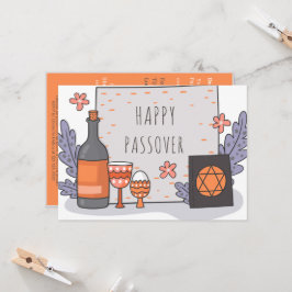Feliz Páscoa| Convite de Seder Pesach lindo