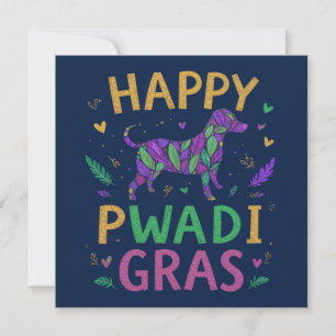 Feliz pawdi Mardi gras
