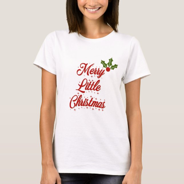 Feliz Pequena Camisa de Natal (Frente)