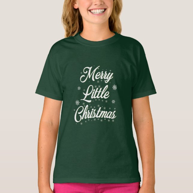 Feliz Pequena Camisa de Natal (Frente)