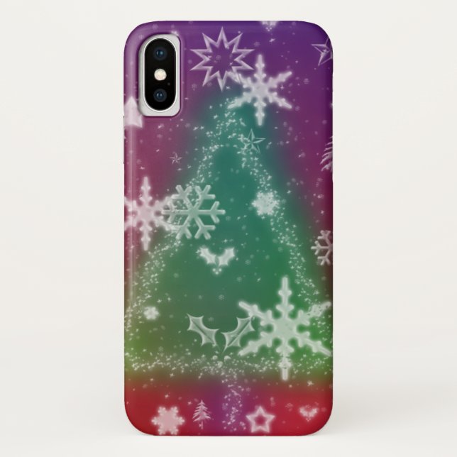 Feliz pequena capas de iphone de Natal (Verso)