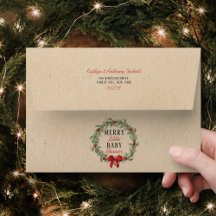 Feliz Pequeno Chá de fraldas de Natal