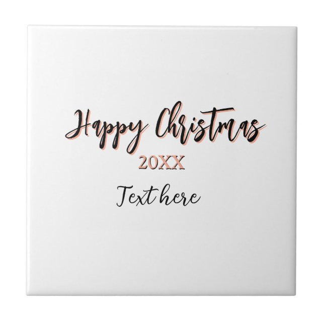 Feliz pêssego de Natal - ano negro - nome holi (Frente)