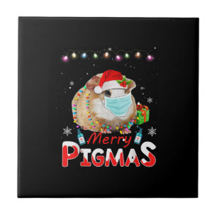 Feliz Pigmas Rosto Máscara Engraçado Guiné Nata