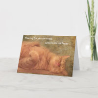 Feliz Planejamento de Cartão de Cat para o seu Ani