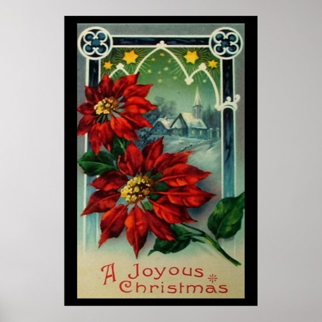 Feliz Poster de Natal (Frente)