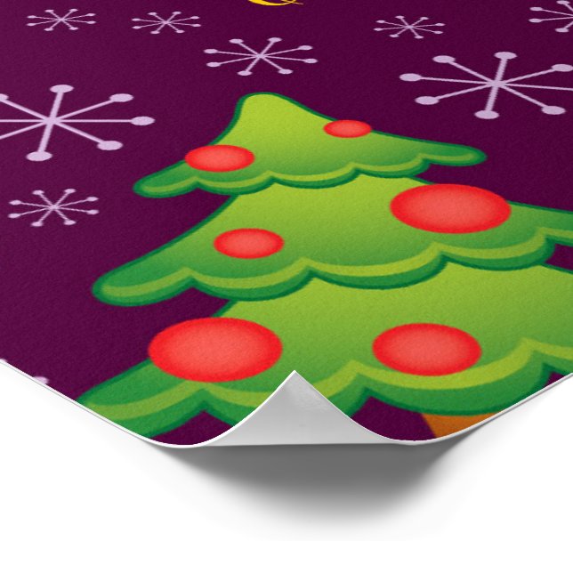 Feliz Poster de Natal (Borda)