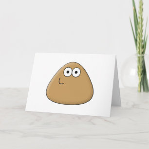 Feliz Pou - Cartão de Saudação Horizontal