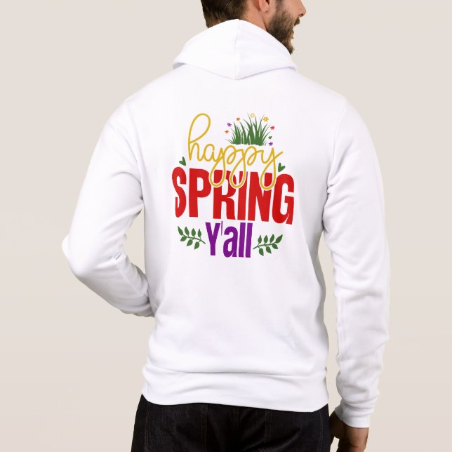 Feliz Primavera para Vocês-90996 Moletom (Verso)
