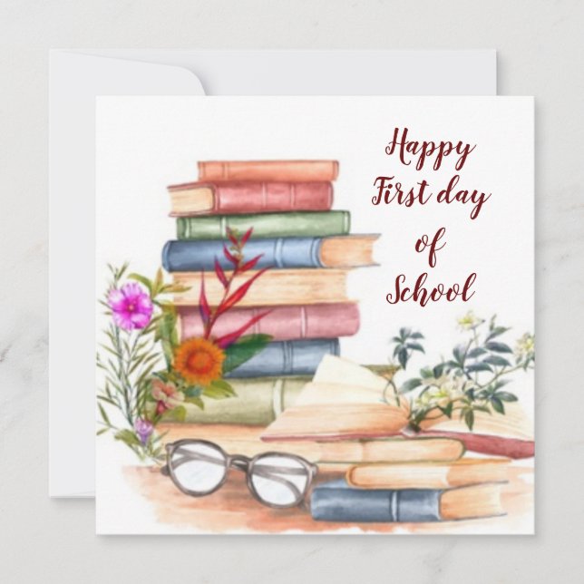 Feliz primeiro dia de escola (Frente)