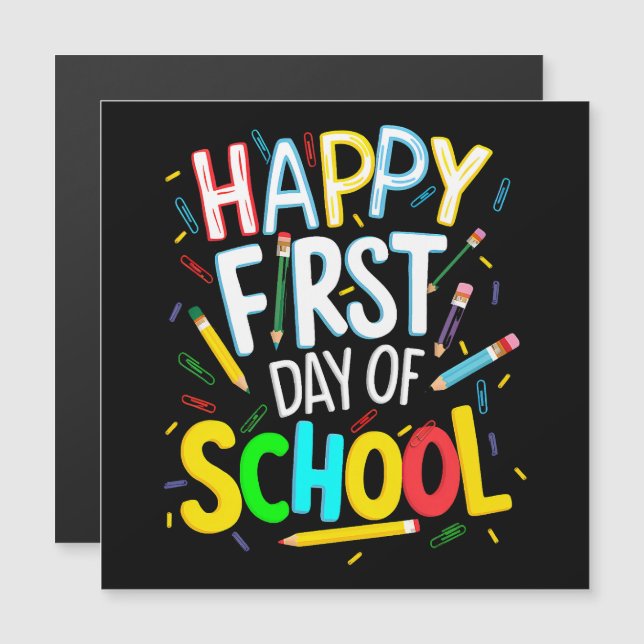 Feliz Primeiro Dia de Volta às Aulas (Frente/Verso)