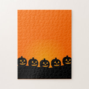 Feliz Pumpkin Face Quebra-cabeça