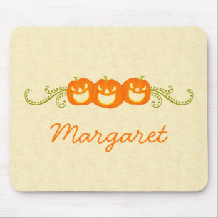 Feliz Pumpkin Suga Ruas Halloween Mousepad
