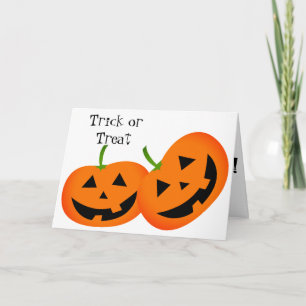 Feliz Pumpkins, Cartão de Saudação de Halloween