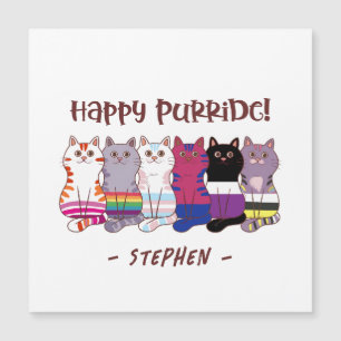 Feliz Purride - Gatos do Orgulho LGBTQ