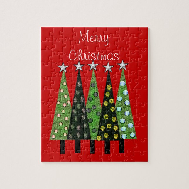 Feliz Quebra-cabeça de Natal (Vertical)