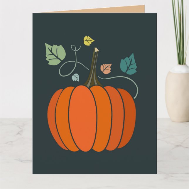 FELIZ QUEDA NO OUTONO COLETAR CARTÕES DE GREETING (Frente)